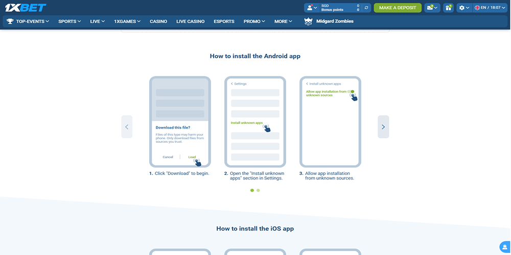 معرفی اپلیکیشن رسمی وان ایکس بت (1XBET App)​